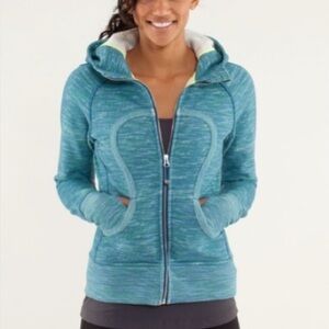 Lululemon Scuba Hoodie Blue and Green Size 4